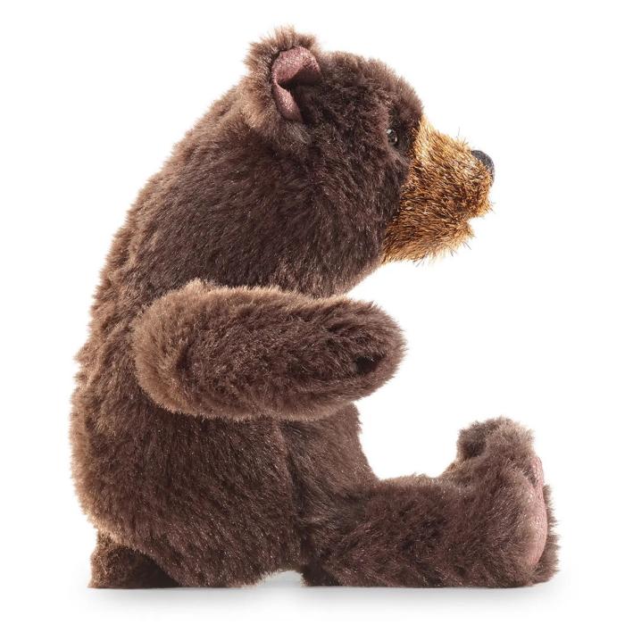 Folkmanis Fingerpuppe Mini sitzender Bär - Mini Bear - 8016